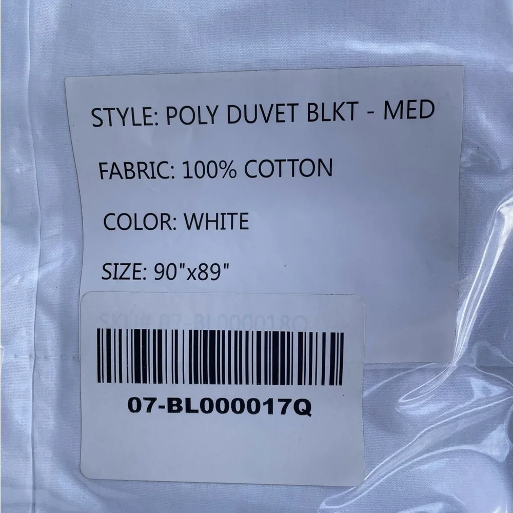 IHG BEDDING COLLECTION Queen Duvet Insert Blanket Medium Weight Down Alternative